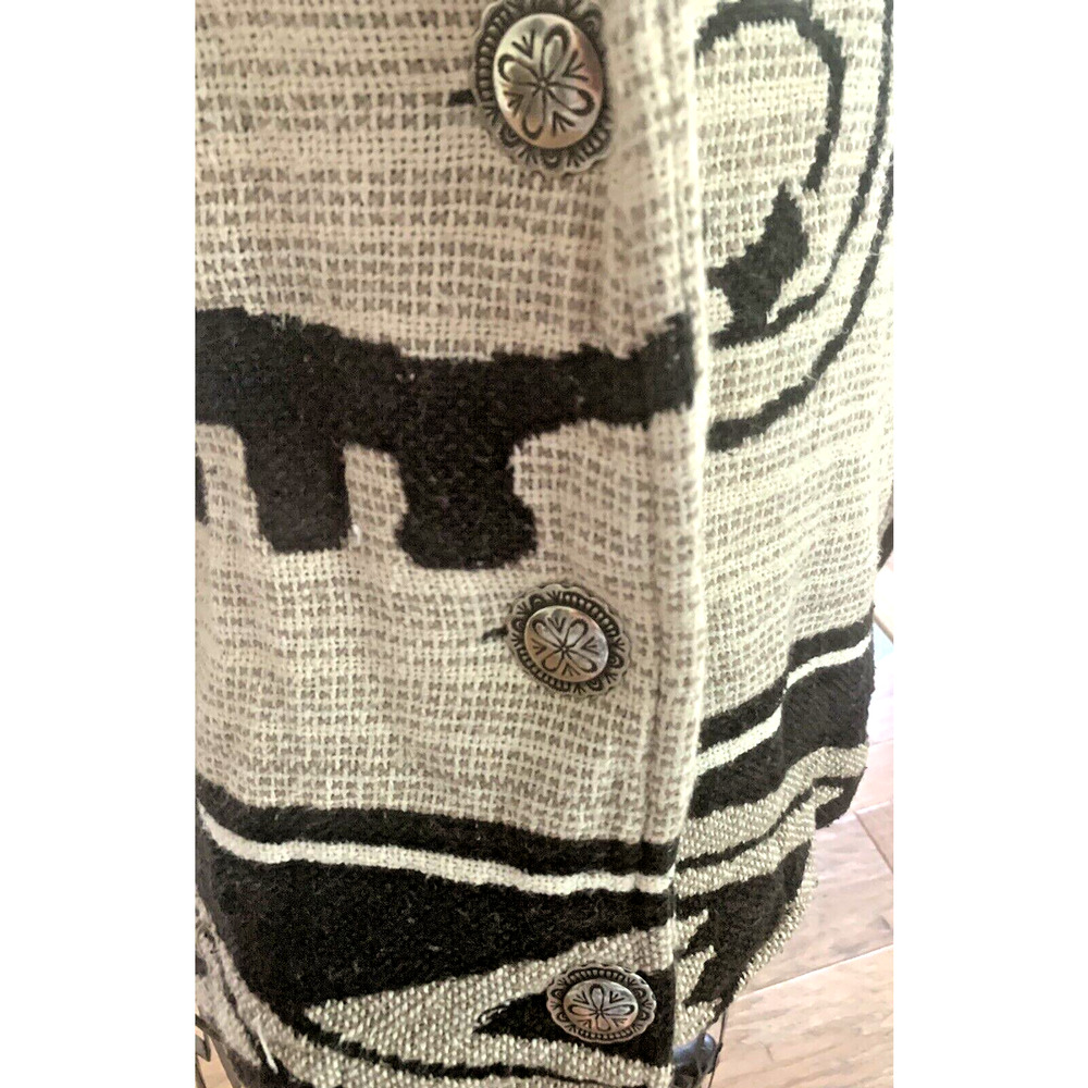 Painted Pony Jacket Horse Cowboy Southwest Western Wearable Art SZ L - Picture 3 of 6